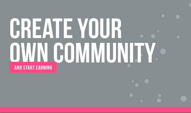 affiliate program - create your own community