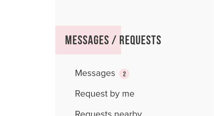 messaging menu