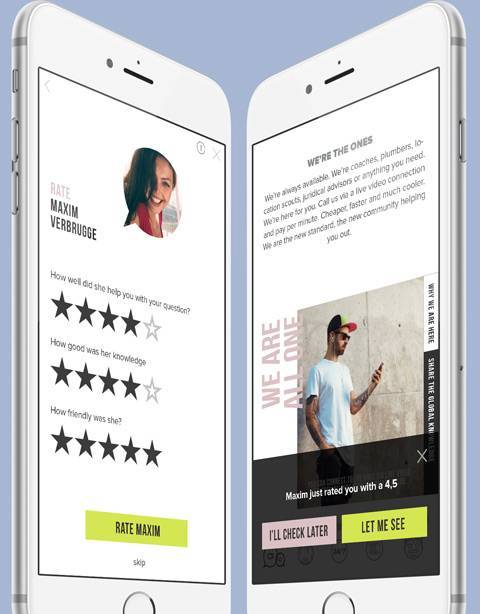 user's rating and reviews