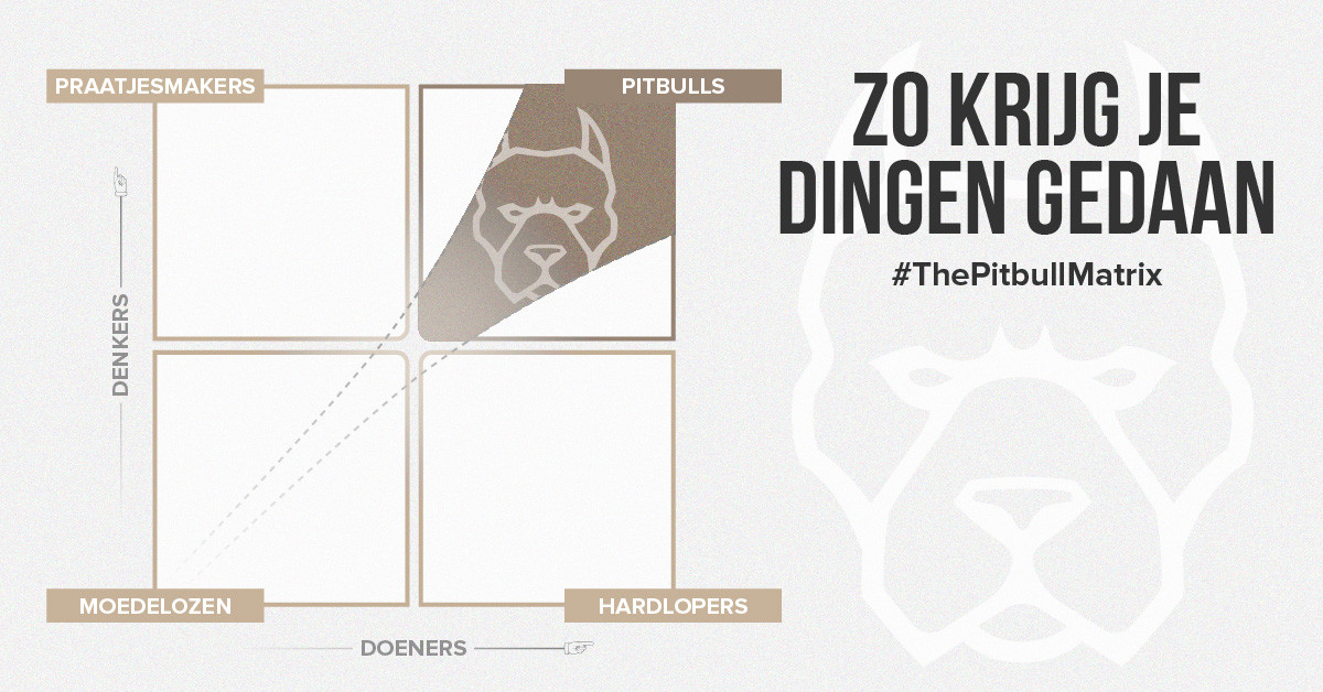 De Pitbull Matrix - De balans tussen denken en doen