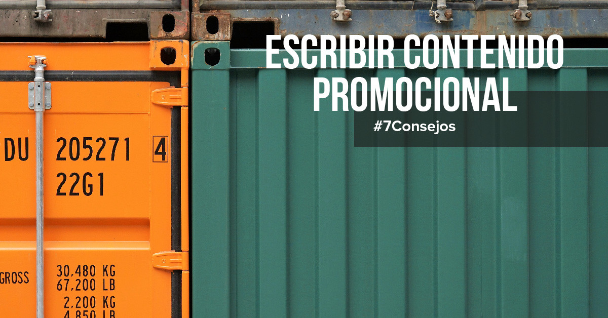 7 consejos para escribir contenido promocional