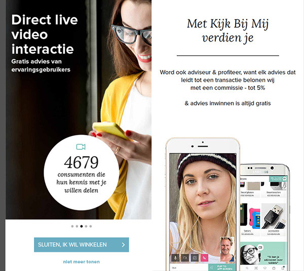 direct live video interactie