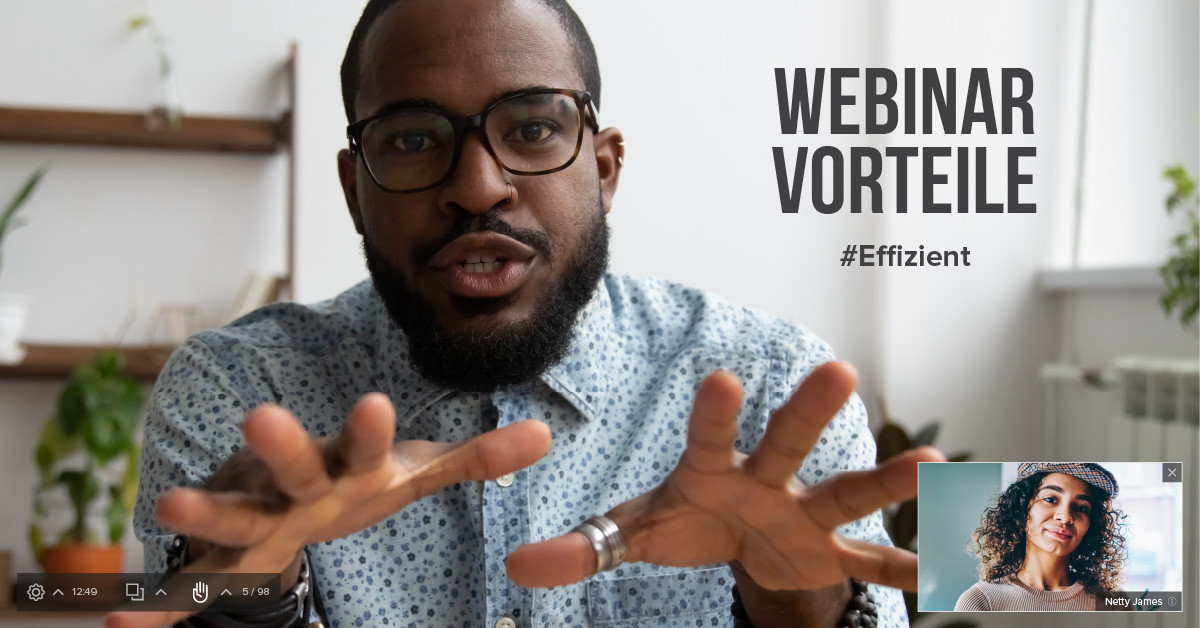 Die 7 Vorteile eines Webinars zu geben