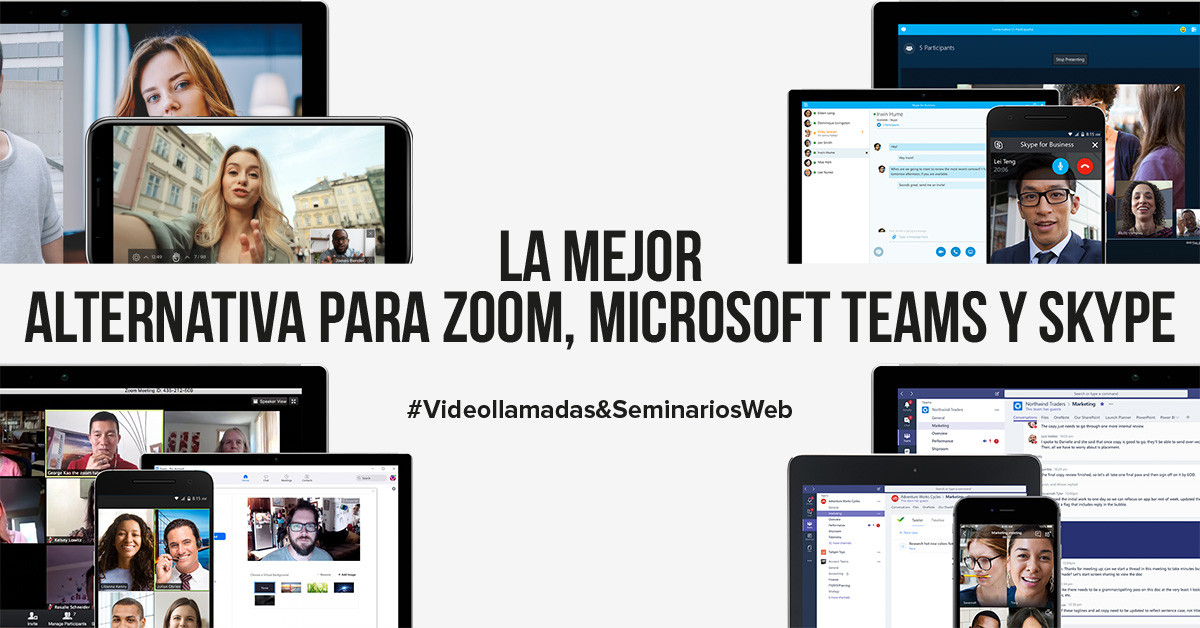 La mejor alternativa para Zoom, Microsoft Teams y Skype