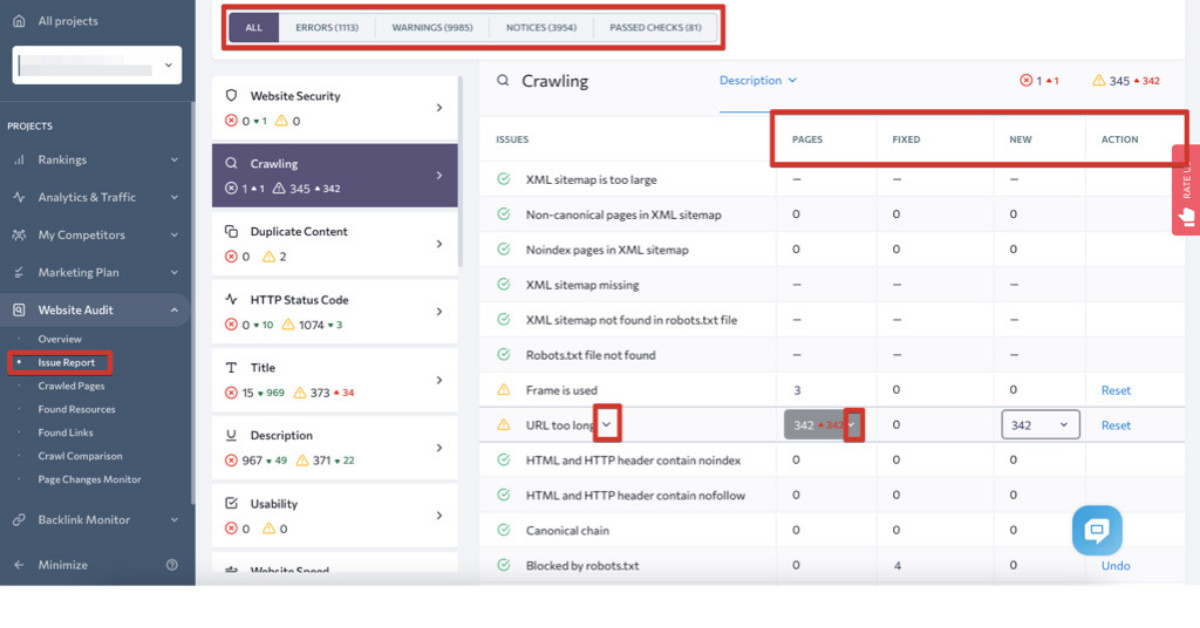 se-rankings-website-audit