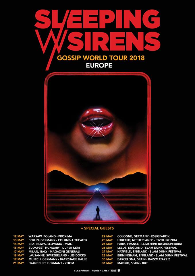 sleeping with sirens gossip tour setlist sleeping with sirens gossip tour setlist