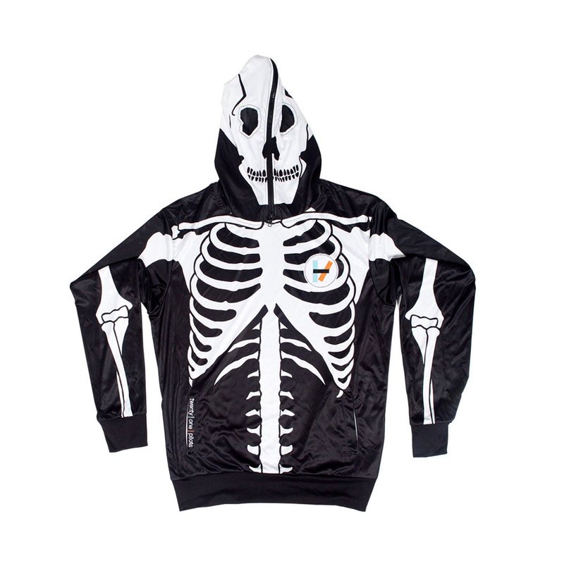 21 Pilots Skeleton Hoodie 2024 www.alhudapk