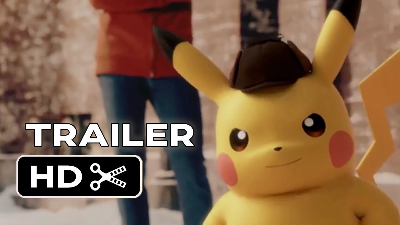 First Trailer For Live Action Detective Pickachu Movie