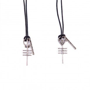 F1 Twenty One Pilots Guitarra Plectro Cord Necklace Collar