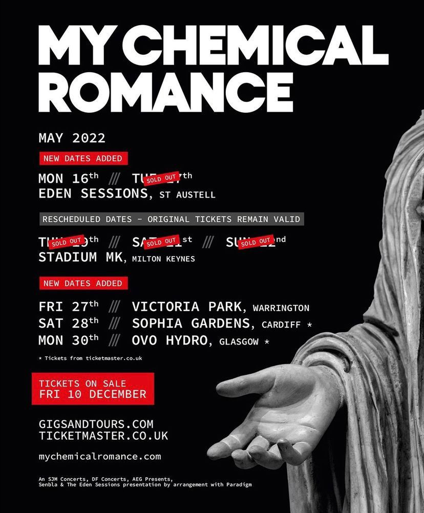 my-chemical-romance-dates