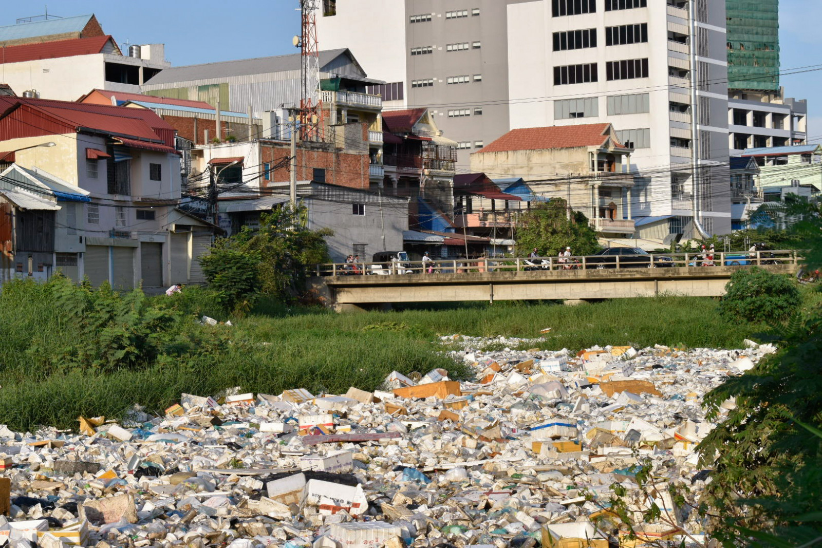 City of garbage Phnom Penh rivers of garbage