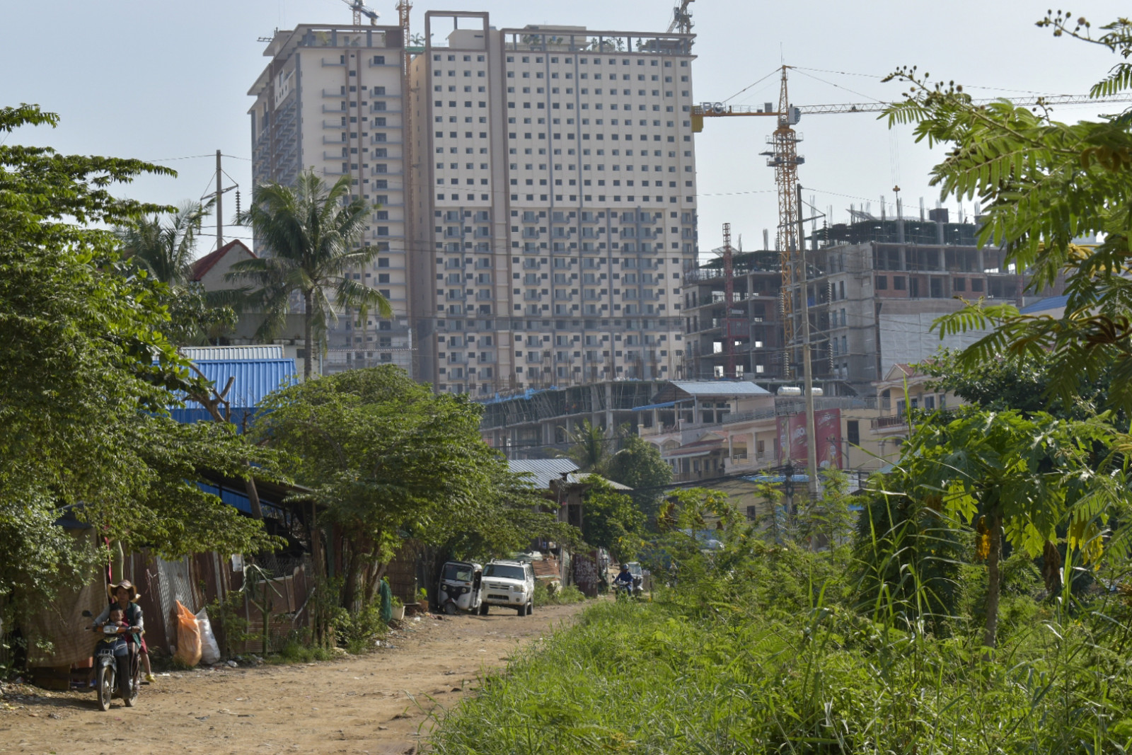 Urban sprawl Phnom Penh