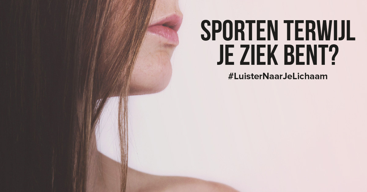 Kun je sporten terwijl je ziek bent?