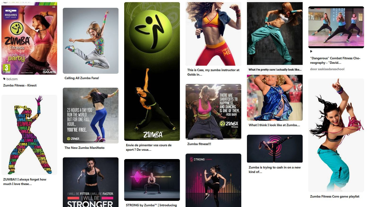 Moodboard Zumba door Jos Joosten