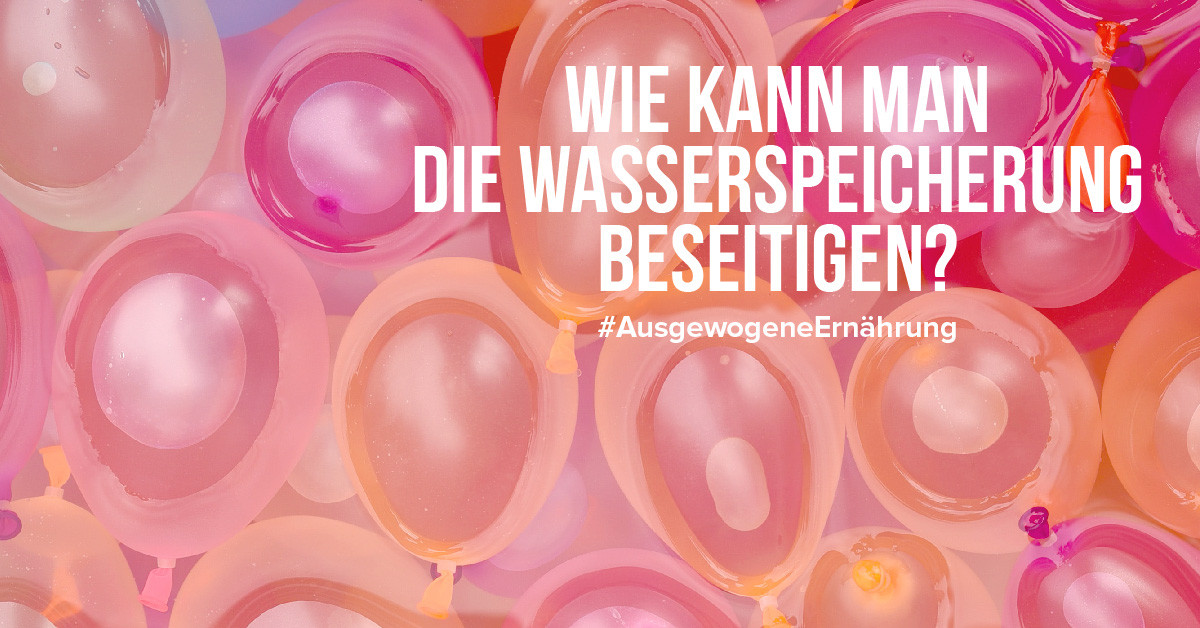 Wie kann man die Wasserspeicherung beseitigen?