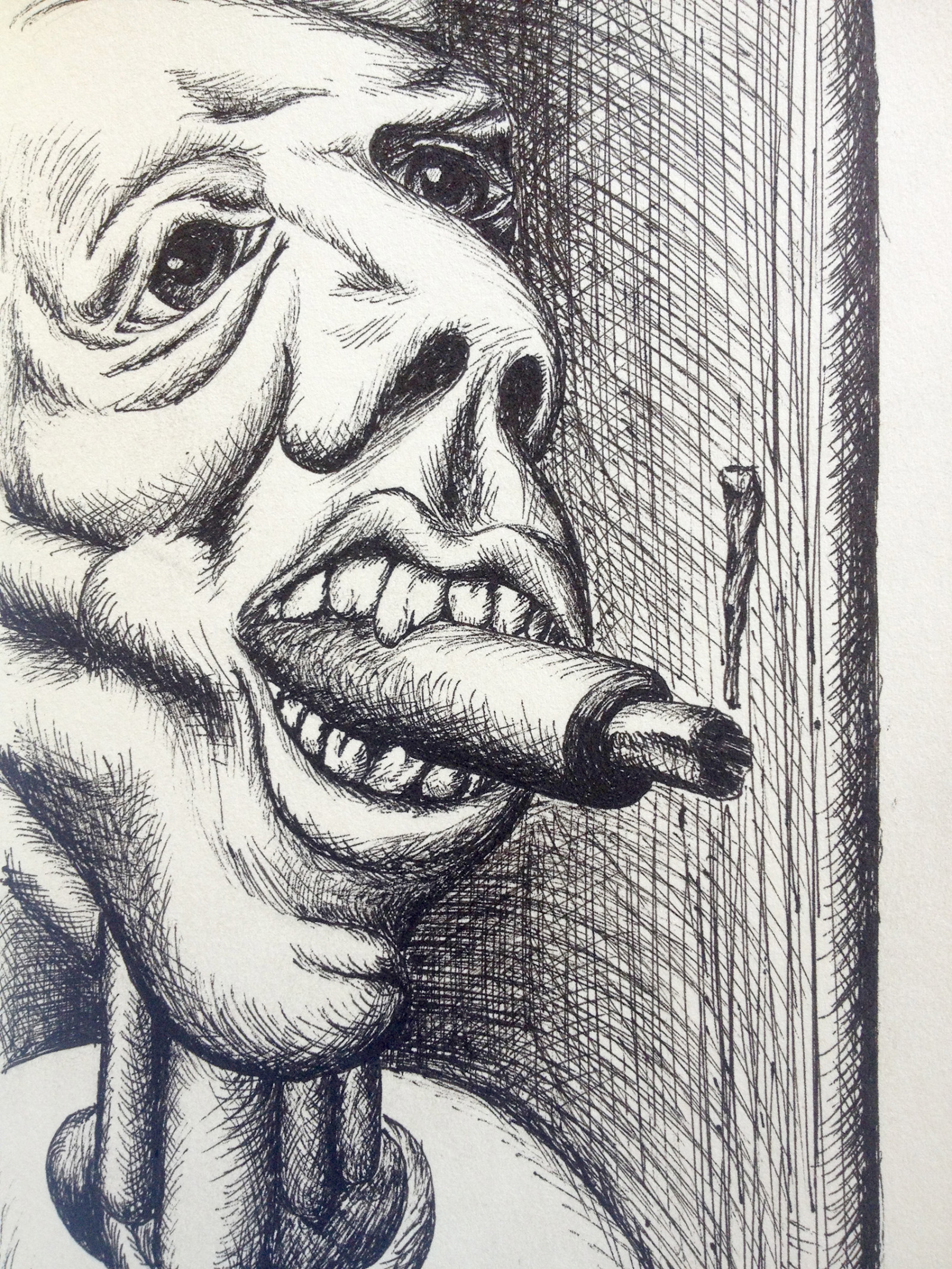 man-stops-smoking-black-and-white-pen-drawing