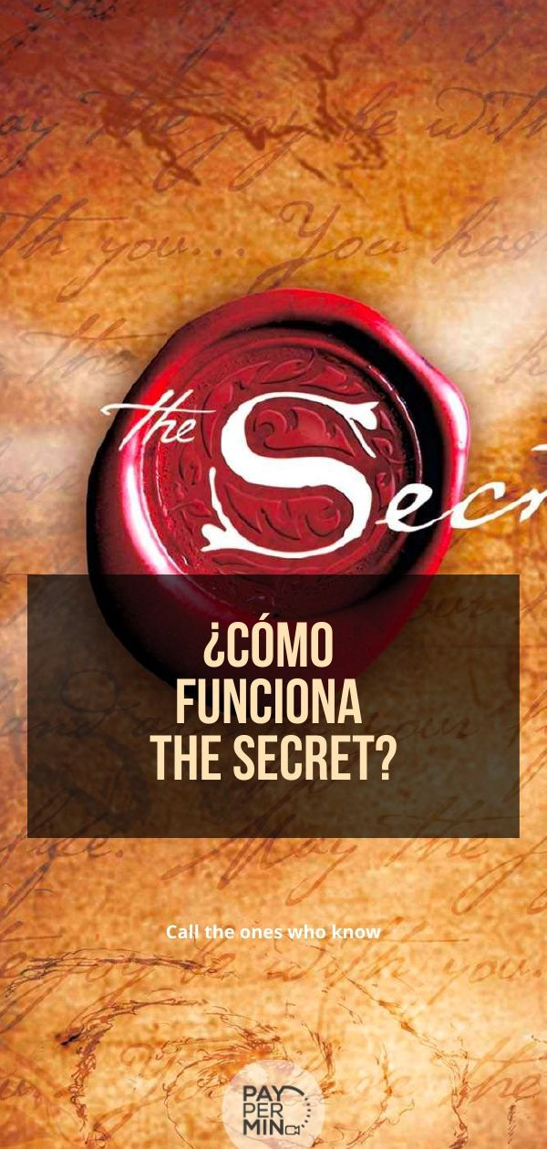 ¿Cómo funciona The Secret?