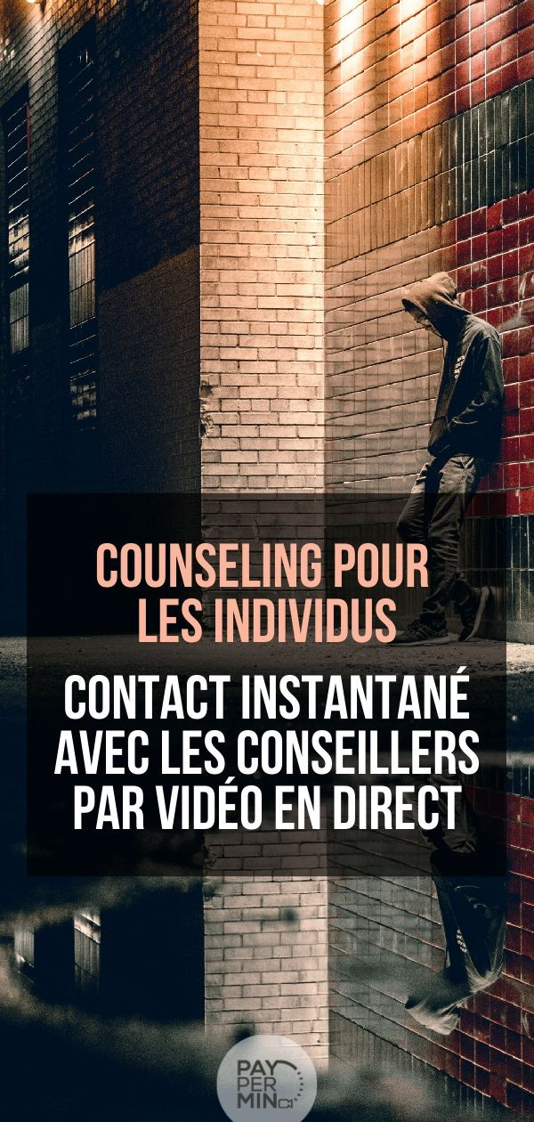 Counseling pour les individus