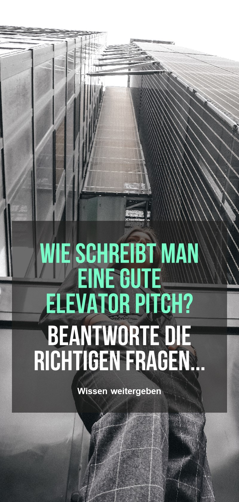 Wie schreibt man eine gute Elevator Pitch 