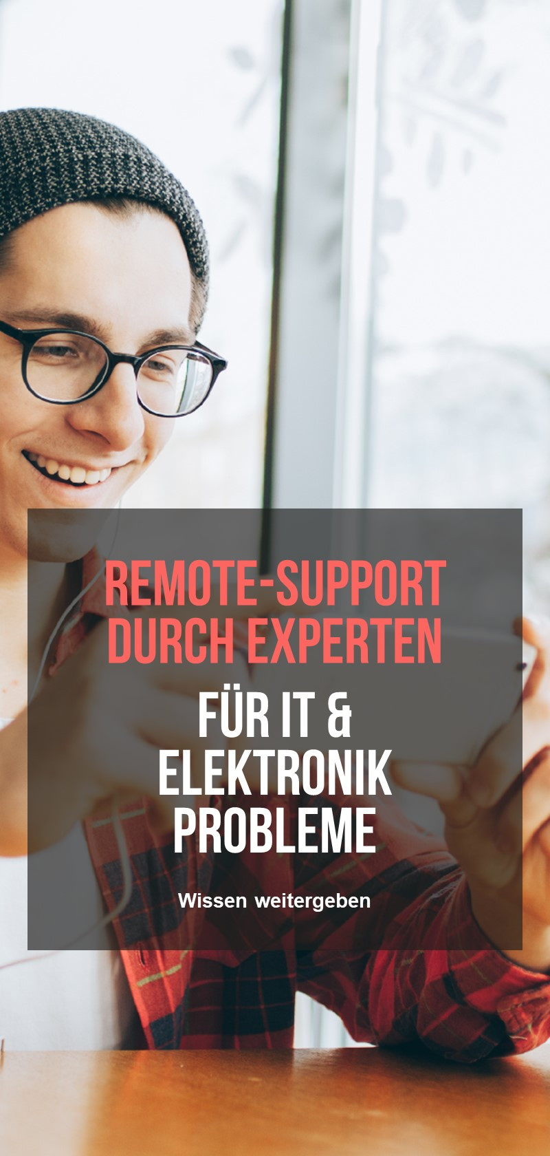 Fernhilfe durch Experten in IT und Elektronik