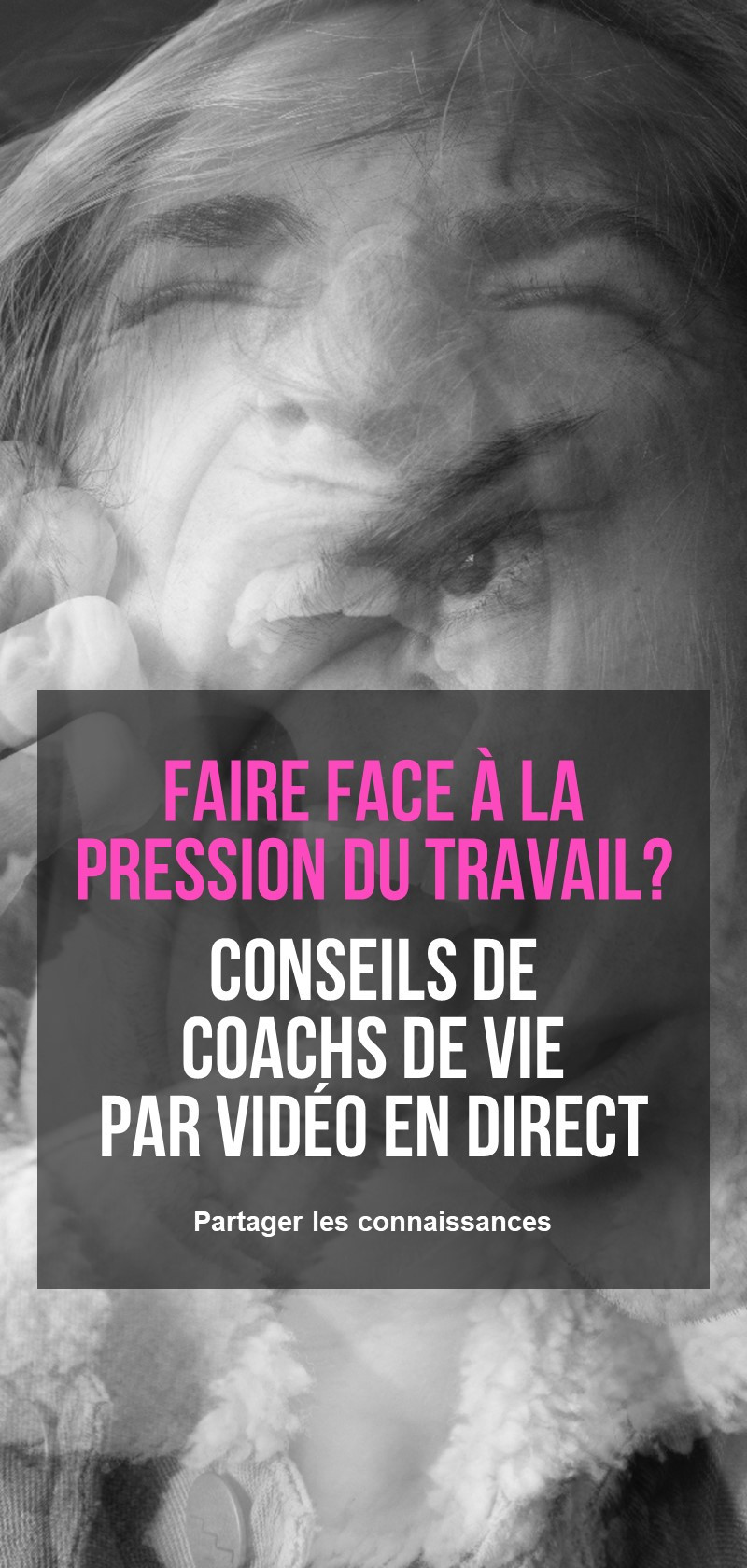 Faire face à la pression du travail 