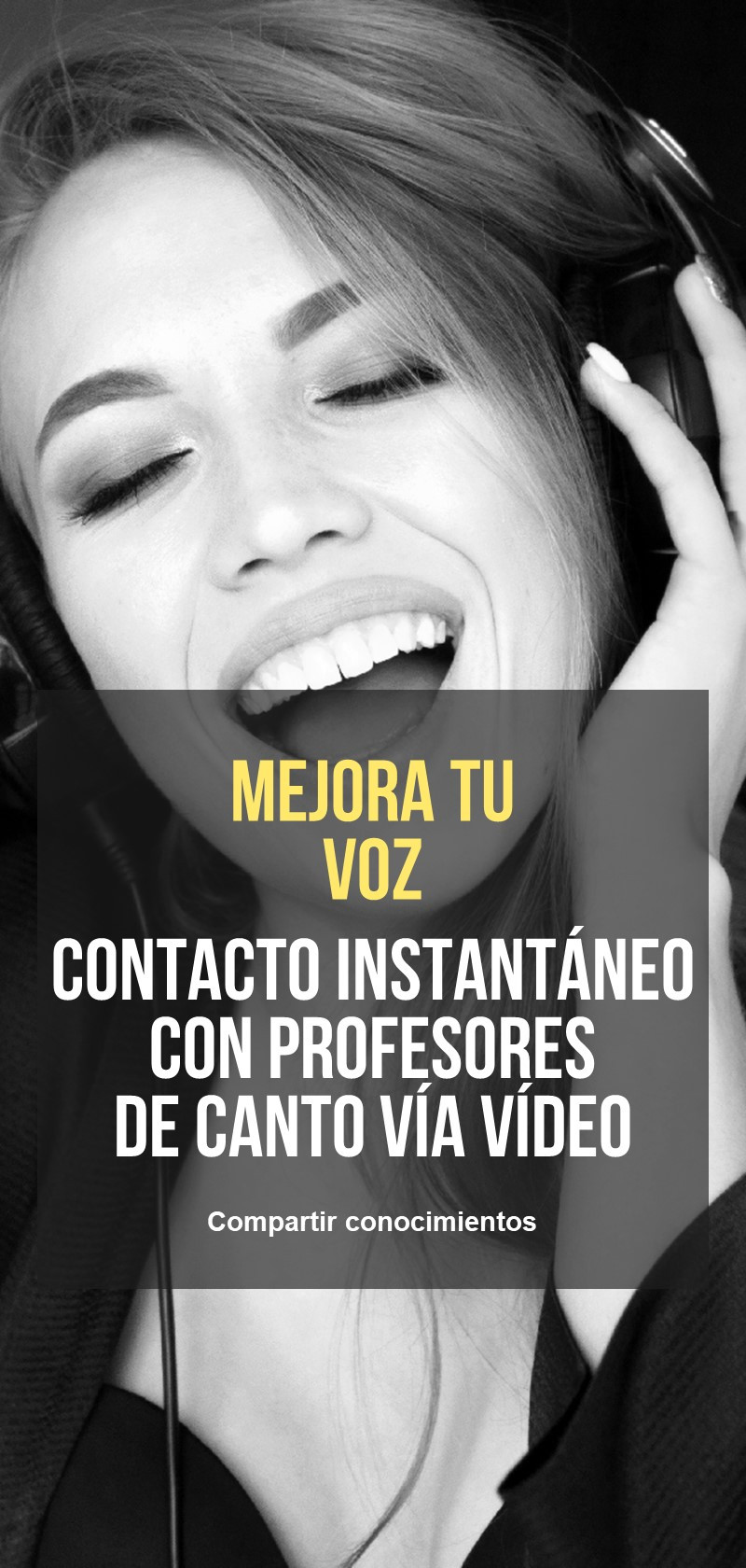 Coach vocal y lecciones online