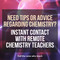 Online chemistry tutors and homework support