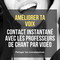 Coach vocal et cours en ligne