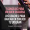Consejos y t&eacute;cnicas para hablar en p&uacute;blico
