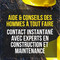 Conseils d'un bricoleur, d'un constructeur ou d'un spécialiste de la construction