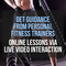 Online personal fitness trainers