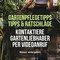 Tipps von G&auml;rtnern und Gartenliebhabern