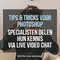 Photoshop tips en trainingen