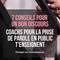Conseils et techniques pour la prise de parole en public