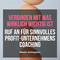 Sinnvolles Profit-Unternehmens-Coaching