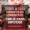 Profesores de f&iacute;sica online y apoyo en los deberes