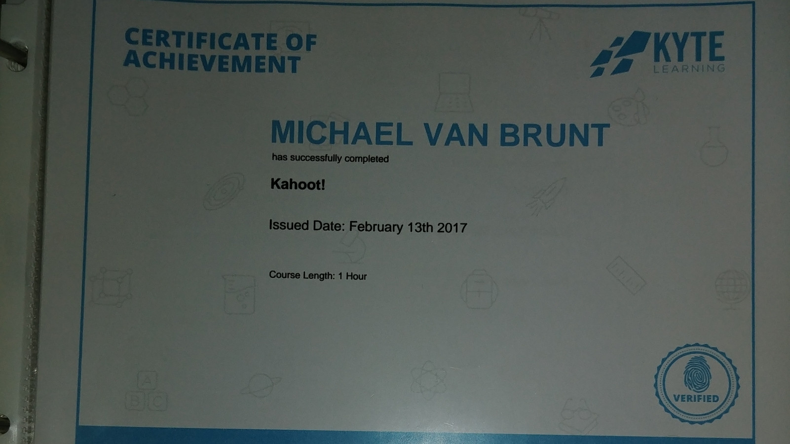 Michael Van Brunt media 1